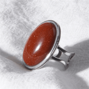 Unisex Natural Stone Ring
