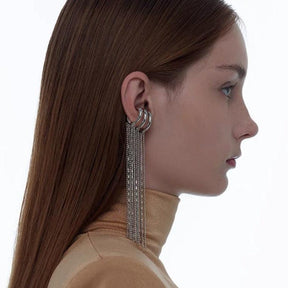 Non-Piercing Long Tassel Ear Clip