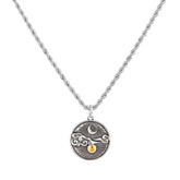 Sun And Moon Pendant Necklace