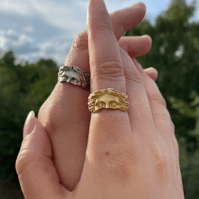 Goddess Venus Face Ring - zuzumia