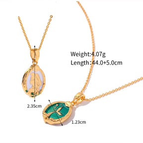 Double-Sided Mermaid Necklace - zuzumia