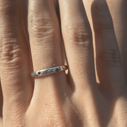 Zircon Star Moon Rings - zuzumia