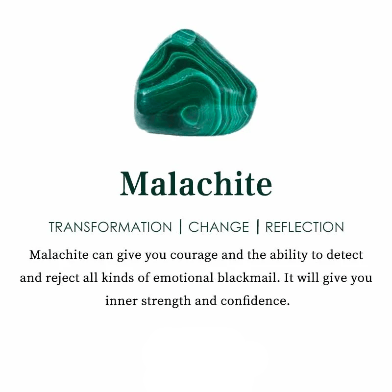 Malachite Vintage Rings - zuzumia