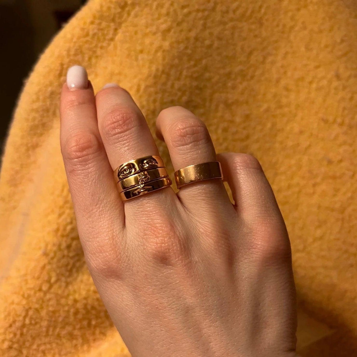 Face Finger Ring Set - zuzumia