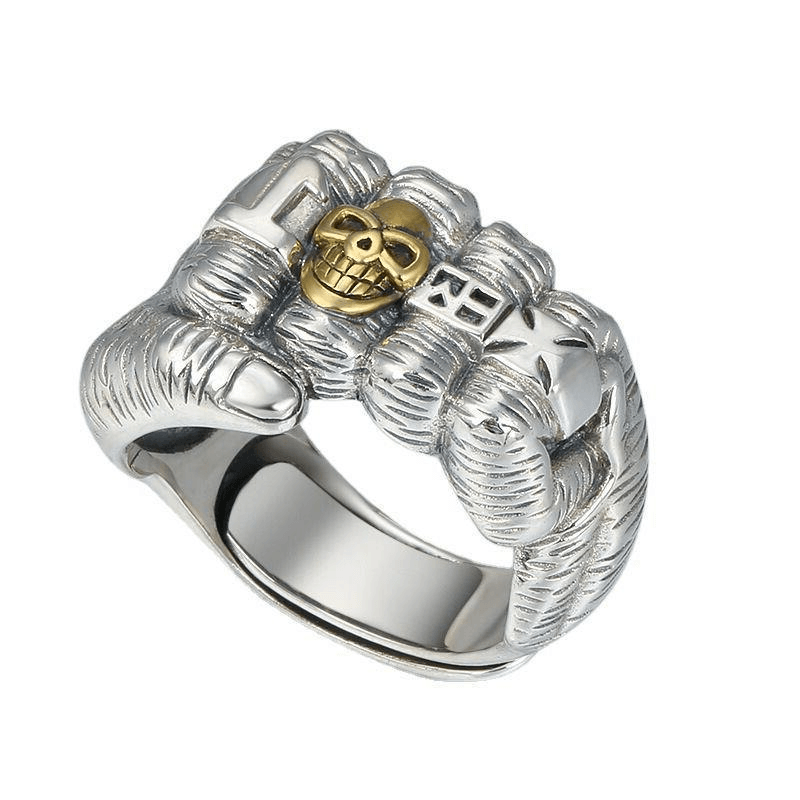 Fist Skull Power Ring - zuzumia