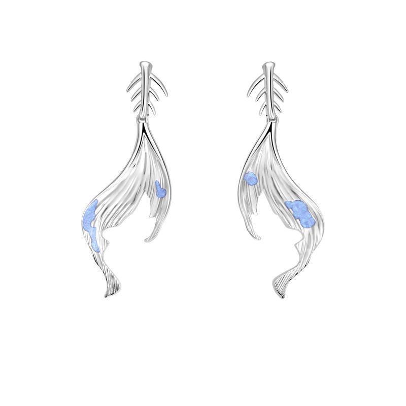 Lost Paradise Mermaid Earrings - zuzumia