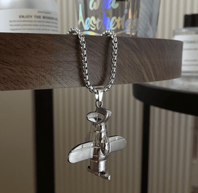 Aircraft Pendant Necklace