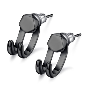 Detachable Dual Stud Earrings - zuzumia