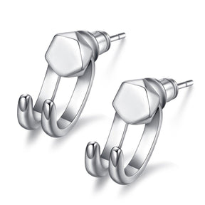 Detachable Dual Stud Earrings - zuzumia