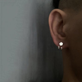 Detachable Dual Stud Earrings - zuzumia