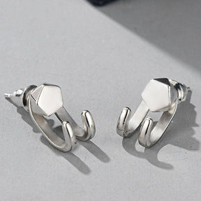 Detachable Dual Stud Earrings - zuzumia