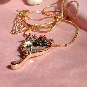 Castle Magic Mirror Necklace - zuzumia