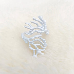 Irregular Hollowed-Out Coral Ring