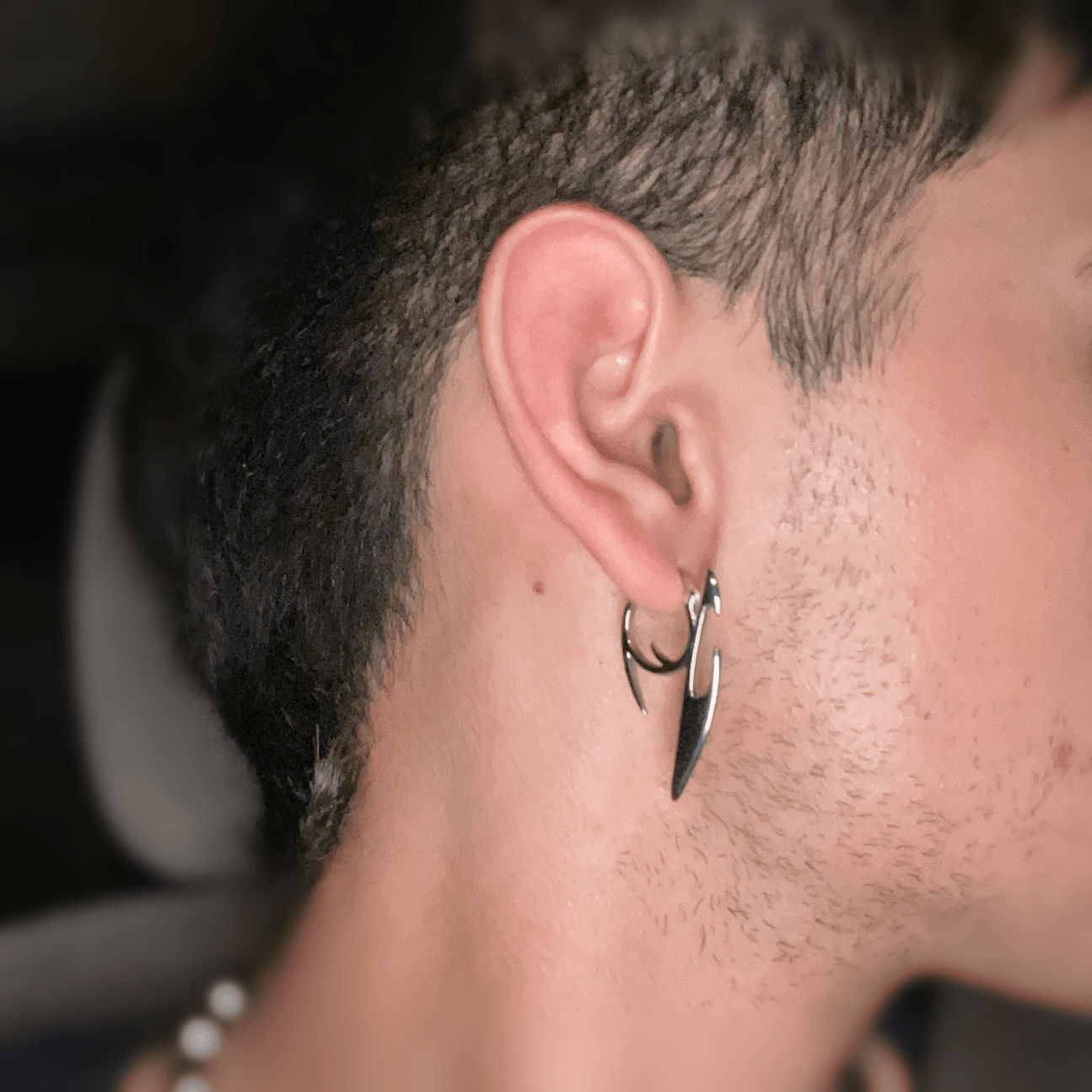 Cyberpunk Mechanical Metal Earring - zuzumia
