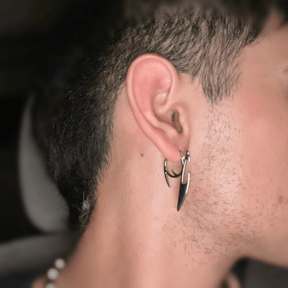 Cyberpunk Mechanical Metal Earring - zuzumia