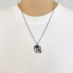 Funny Black Cat Necklace - zuzumia