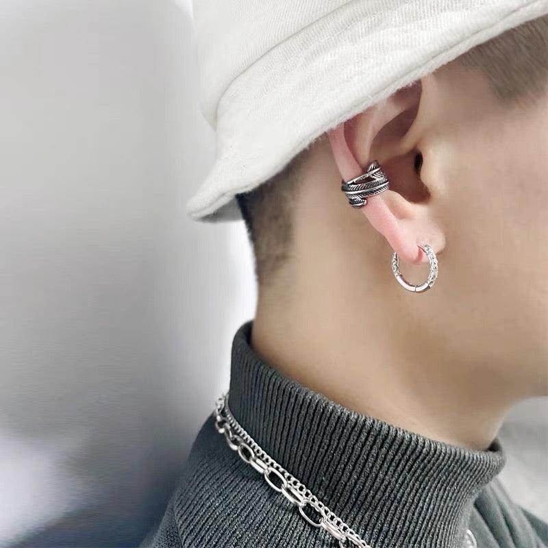 Feather Non-Pierced Ear Cuff - zuzumia