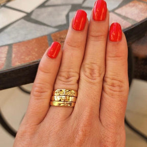 Face Finger Ring Set - zuzumia