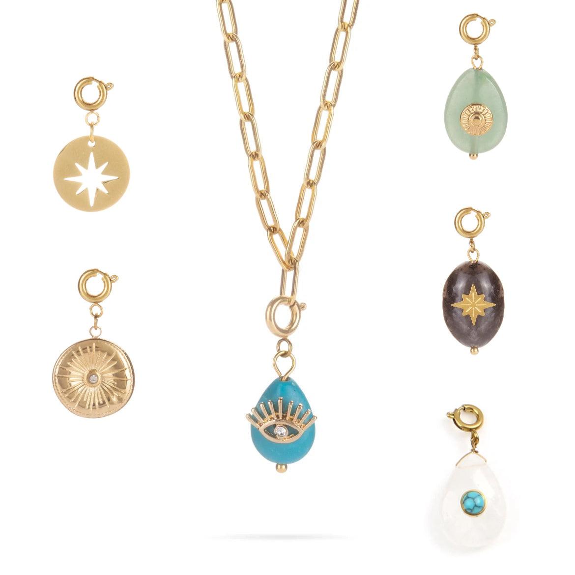 DIY Charm Necklace - zuzumia