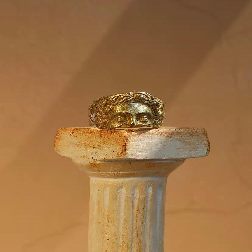 Goddess Venus Face Ring - zuzumia