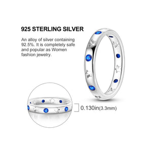 Zircon Star Moon Rings - zuzumia