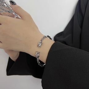 Thorn Rose Bangle Bracelet - zuzumia