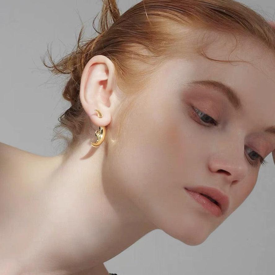 Crescent Earrings - zuzumia