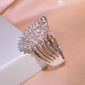 Glittering Zircon Ring - zuzumia