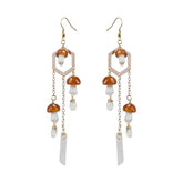 Woodland Mushroom Earrings - zuzumia
