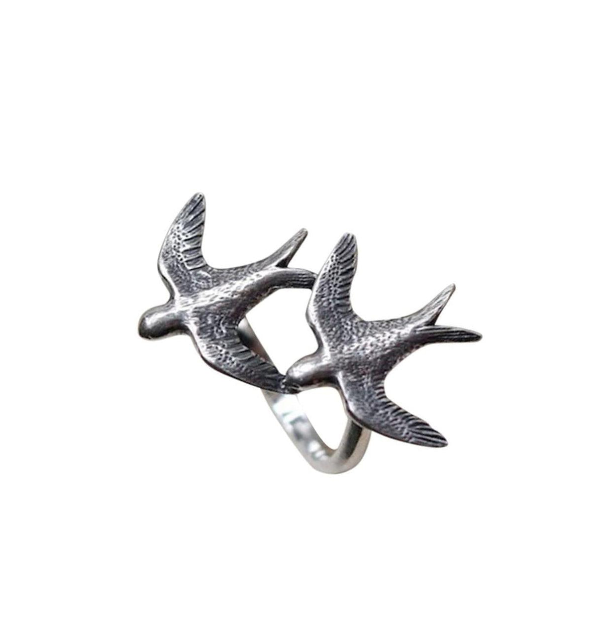 Unique Seagulls Ring - zuzumia