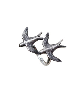 Unique Seagulls Ring - zuzumia