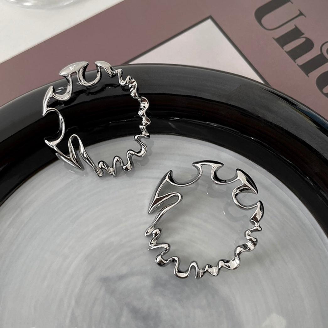 Irregular Hoop Earrings - zuzumia