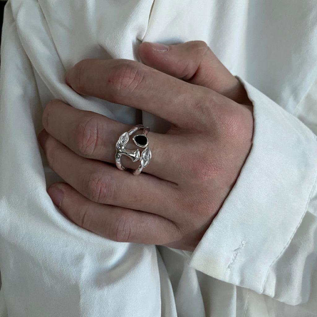Zirconia Mask Ring - zuzumia