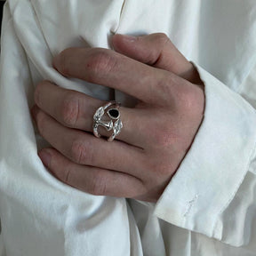 Zirconia Mask Ring - zuzumia