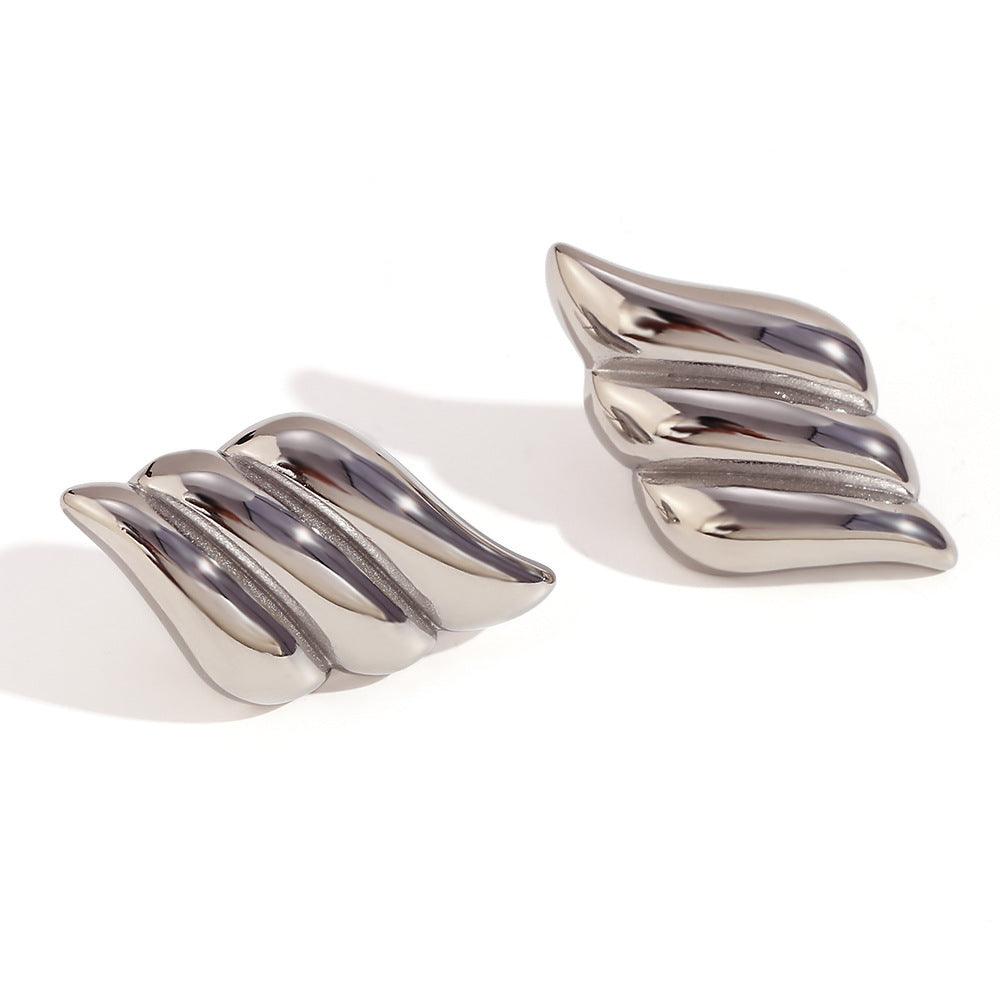 Wings of Angel Stud Earrings - zuzumia