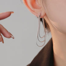 Snake Bone Chain Tassel Earrings - zuzumia