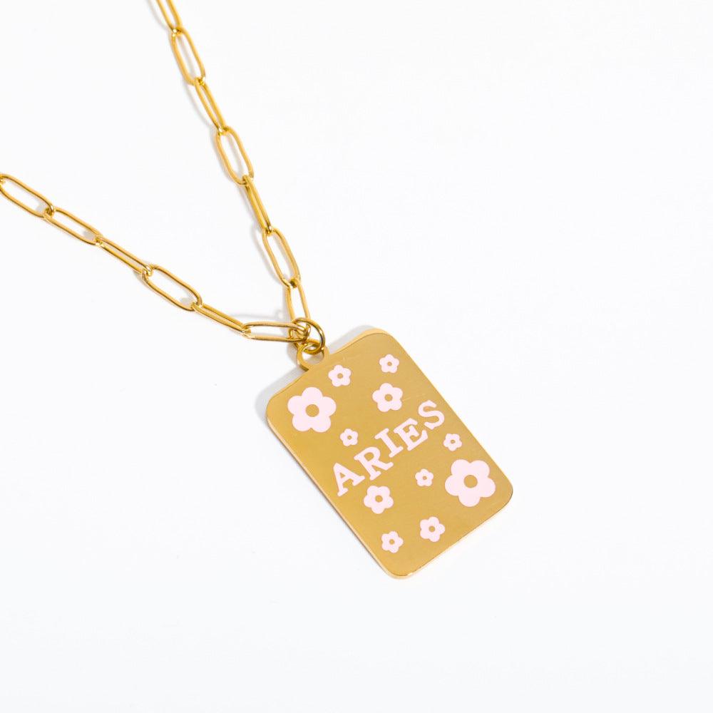Candy Zodiac Sign Necklace - zuzumia