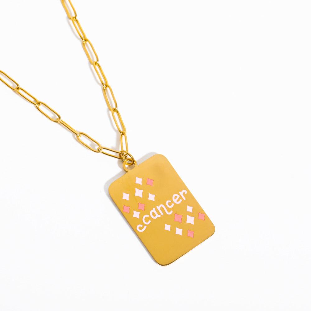 Candy Zodiac Sign Necklace - zuzumia