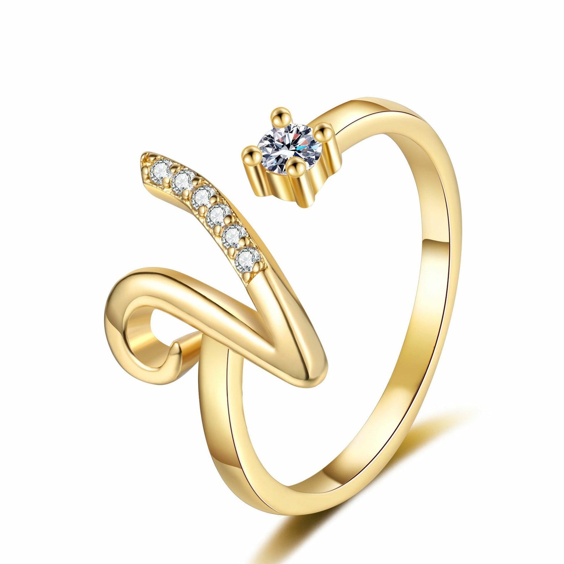 Personalised Initial Ring - zuzumia