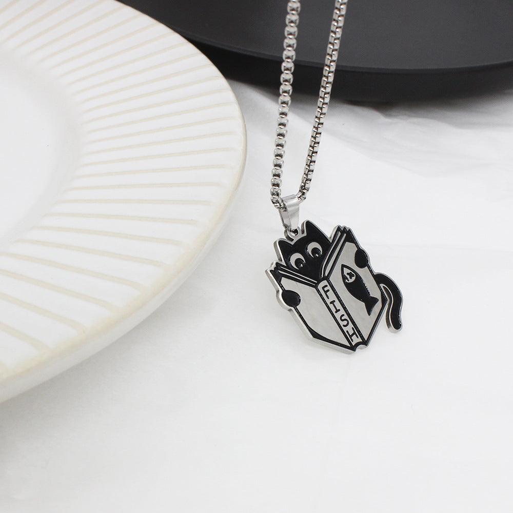 Funny Black Cat Necklace - zuzumia