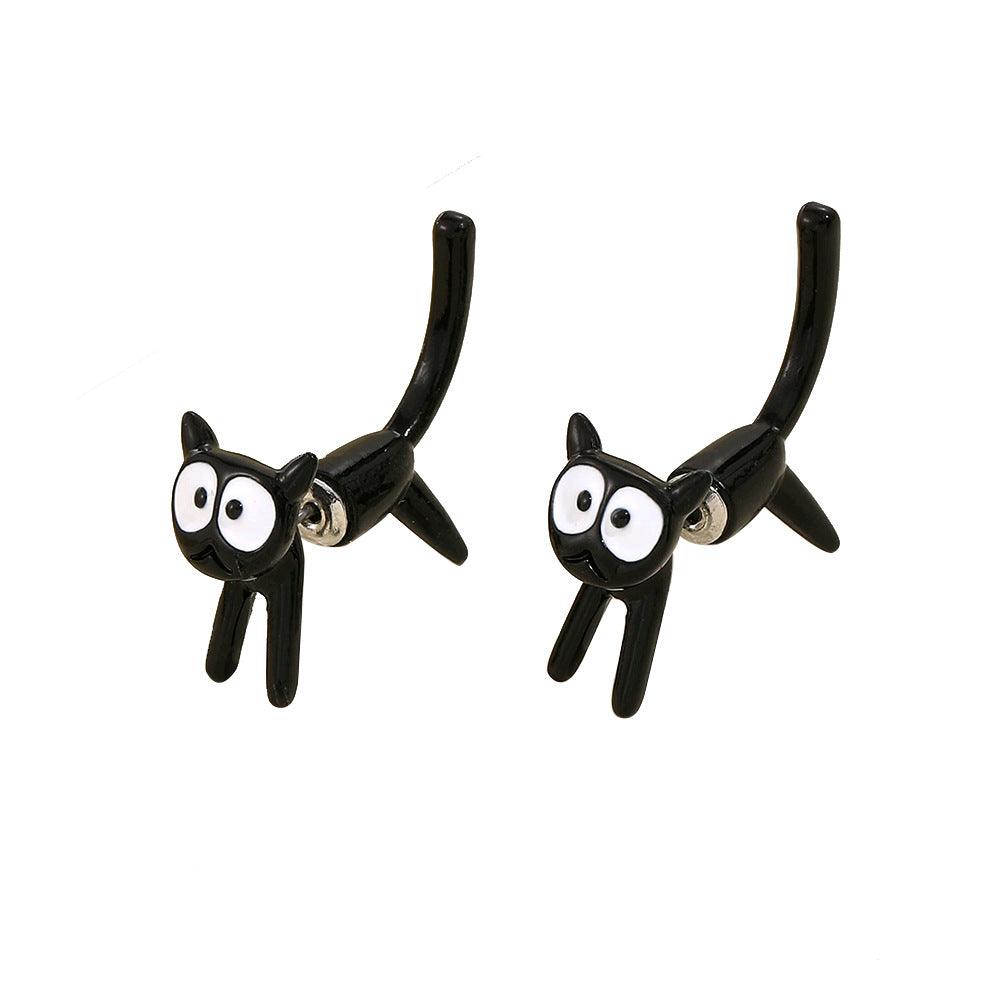 Cartoon Cat Decor Earrings
