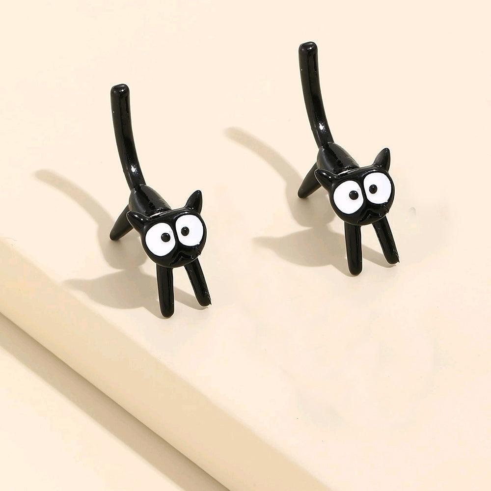 Cartoon Cat Decor Earrings - zuzumia