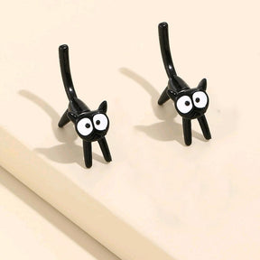 Cartoon Cat Decor Earrings - zuzumia