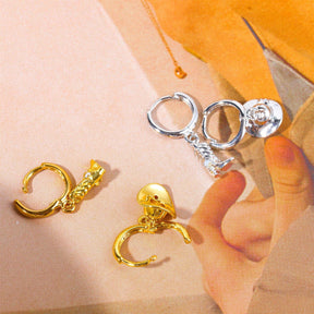 Cowboy Hoop Earrings - zuzumia