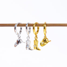 Cowboy Hoop Earrings - zuzumia