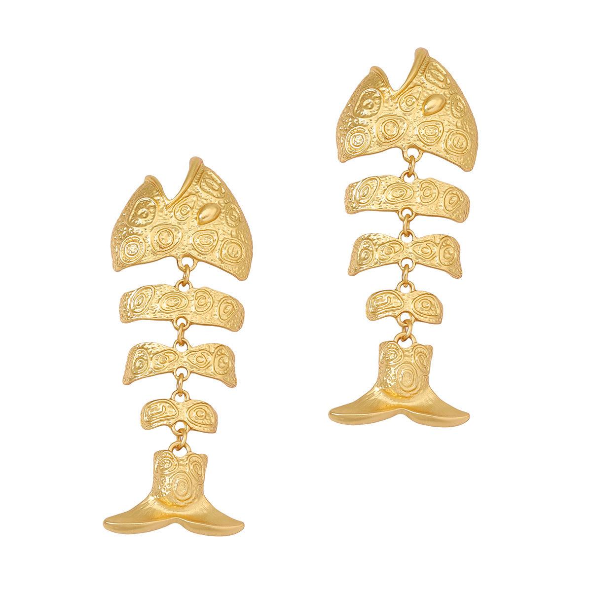 Fish Drop Earrings - zuzumia