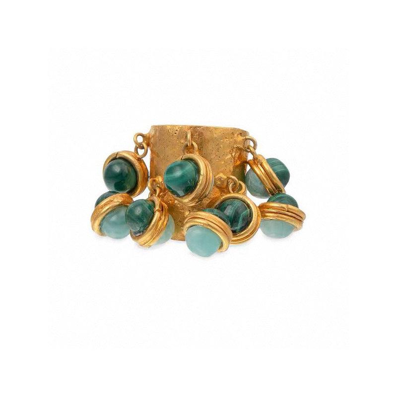 Vintage Malachite Shaker Ring - zuzumia