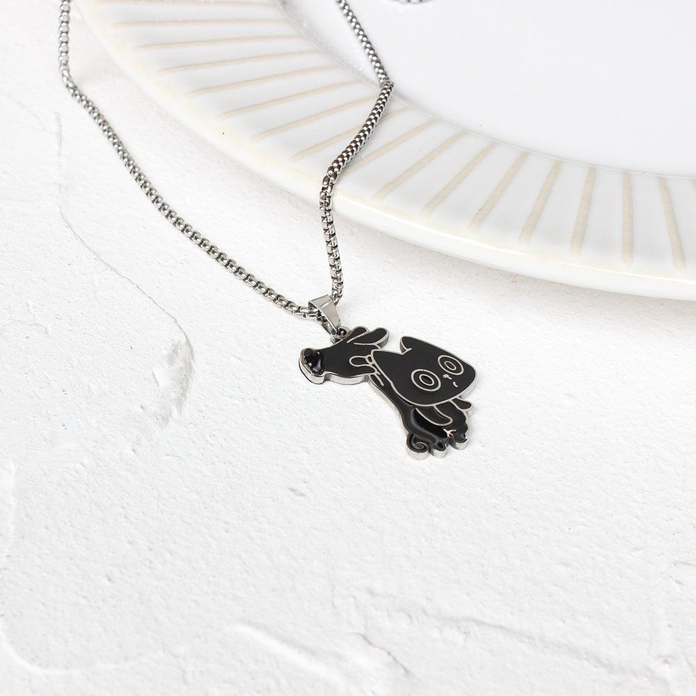 Funny Black Cat Necklace - zuzumia