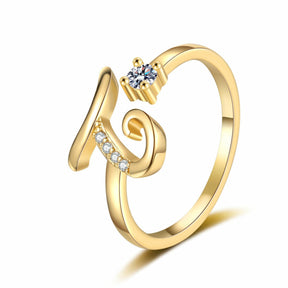 Personalised Initial Ring - zuzumia