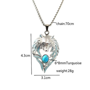 Luminous Wolf Head Necklace - zuzumia